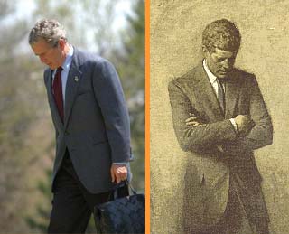 bush as kennedy